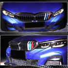 BMW 3 Series G20/G21 2018- Obramowanie grilla (2018-2022, Carbon) zdjęcia 4
