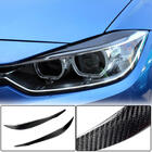 BMW 3 Series F30/F31 2012-2019 Brewki na Reflektory V2 (do F30, Carbon) zdjęcia 1