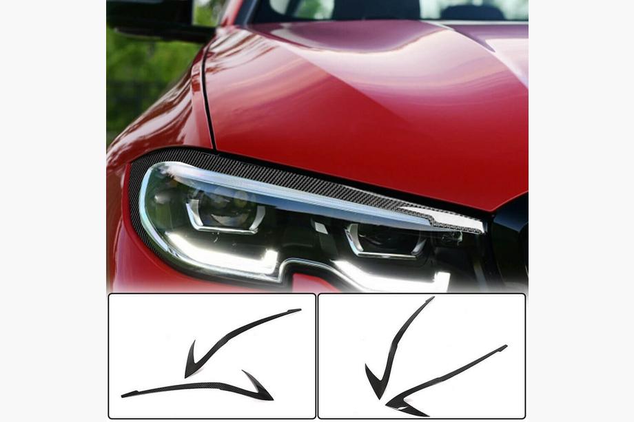 BMW 3 Series G20/G21 2018- Brewki na Reflektory (2018-2022, Carbon) Image