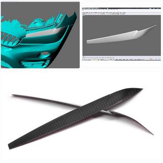 Brewki na Reflektory V2 (Carbon) BMW X5 F15 2013-2018 zdjęcia 2