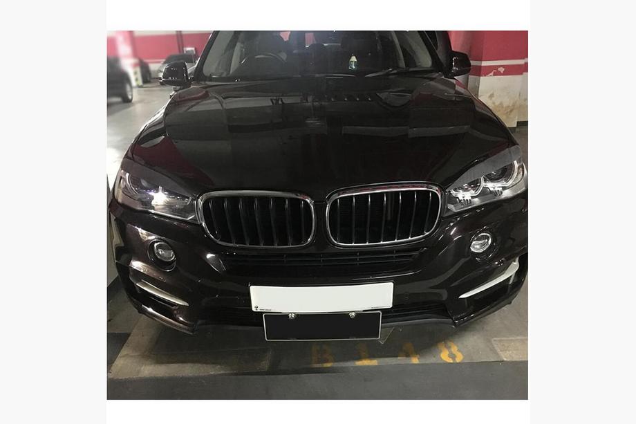 BMW X6 F16 2014-2019 Brewki na Reflektory Lamp Eyelids FRP V3 Zdjęcia 3