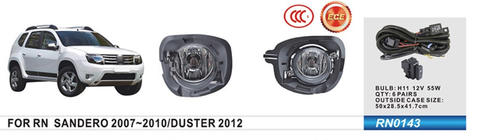 Renault Duster 2008–2017 Światła przeciwmgielne 2012-2015 (2 szt, halogenowe) zdjęcia 1