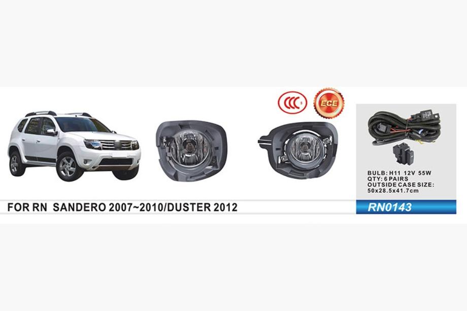 Renault Duster 2008–2017 Światła przeciwmgielne 2012-2015 (2 szt, halogenowe) Image