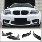 BMW 1 Series E81/E82/E87/E88 2004-2011 Nakładki Flap na przedni zderzak (do 1M E82, Carbon) zdjęcia 1
