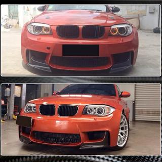 Nakładki Flap na przedni zderzak (do 1M E82, Carbon) BMW 1 Series E81/E82/E87/E88 2004-2011 zdjęcia 3