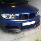 BMW 1 Series E81/E82/E87/E88 2004-2011 Nakładki Flap na Zderzak Przedni (do E82/E88 M-Sport, Carbon) zdjęcia 2