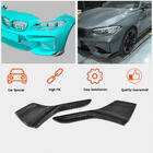 BMW 2 Series F22/F23 2014-2021 Nakładki Flap na Zderzak Przedni (do F87 M2/M2C, Carbon) zdjęcia 2
