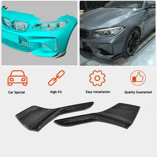 Nakładki Flap na Zderzak Przedni (do F87 M2/M2C, Carbon) BMW 2 Series F22/F23 2014-2021 zdjęcia 2