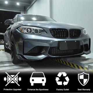 Nakładki Flap na Zderzak Przedni (do F87 M2/M2C, Carbon) BMW 2 Series F22/F23 2014-2021 zdjęcia 3