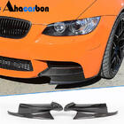 BMW 3 Series E92/E93 2006–2013 Nakładki Flap na Przedni Zderzak Carbon (do M3, Carbon) zdjęcia 1
