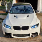 BMW 3 Series E92/E93 2006–2013 Nakładki Flap na Przedni Zderzak Carbon (do M3, Carbon) zdjęcia 2