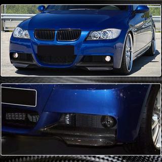 Flapy na przedni zderzak (do E90 2005-2008 M-Sport, Carbon) BMW 3 Series E90/E91 2005-2011 zdjęcia 3