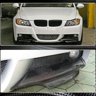 Flapy na przedni zderzak (do E90 2005-2008 M-Sport, Carbon) BMW 3 Series E90/E91 2005-2011 zdjęcia 4