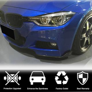 Nakładki Flap na Zderzak Przedni (do F30 M-Sport, Carbon) BMW 3 Series F30/F31 2012-2019 zdjęcia 3
