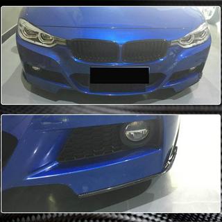 Nakładki Flap na Zderzak Przedni (do F30 M-Sport, Carbon) BMW 3 Series F30/F31 2012-2019 zdjęcia 4