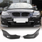 BMW 5 Series E60/E61 2003-2010 Nakładki Flap na Zderzak Przedni (do M-Sport, Carbon) zdjęcia 1