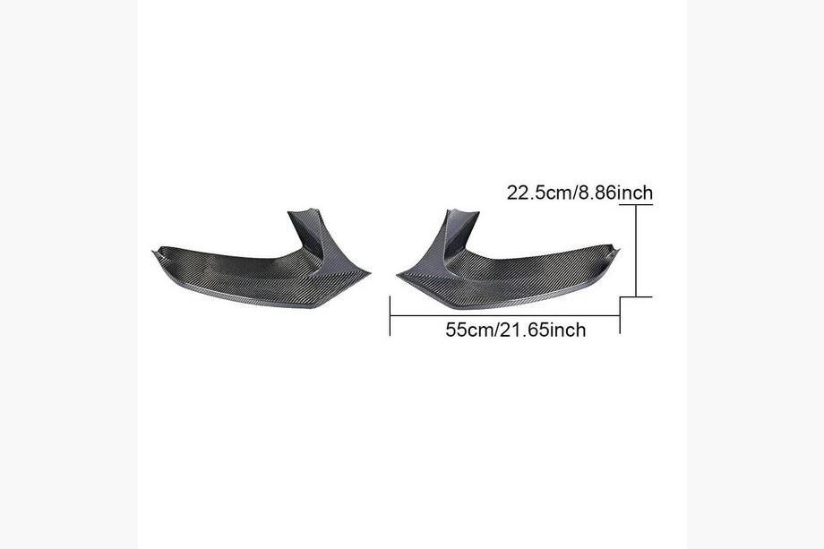 BMW Seria 5 G30/G31 2017–2023 Nakładki na przedni zderzak Flap V1 do M-Sport 2017-2020 Carbon Zdjęcia 6