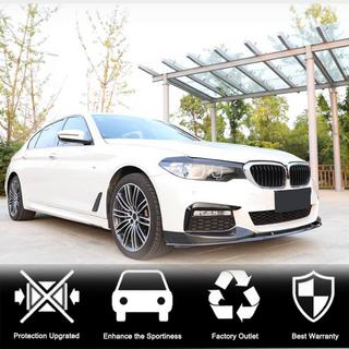 Nakładki Flap V2 na Zderzak Przedni do M-Sport 2017-2020 Carbon BMW Seria 5 G30/G31 2017–2023 zdjęcia 3