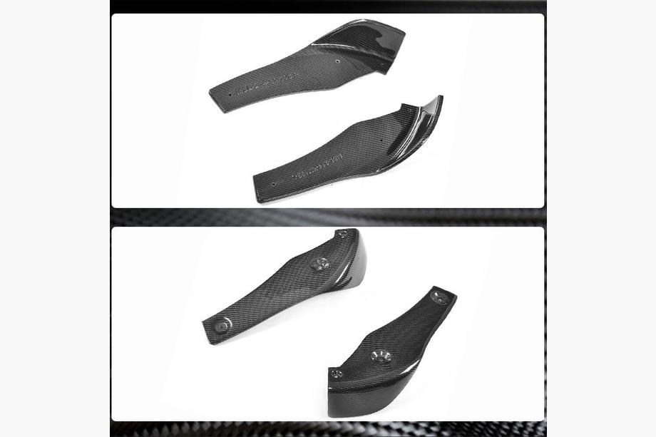 BMW 3 Series F30/F31 2012-2019 Nakładka na przedni zderzak Flap V2 (do F80, Carbon) Zdjęcia 5