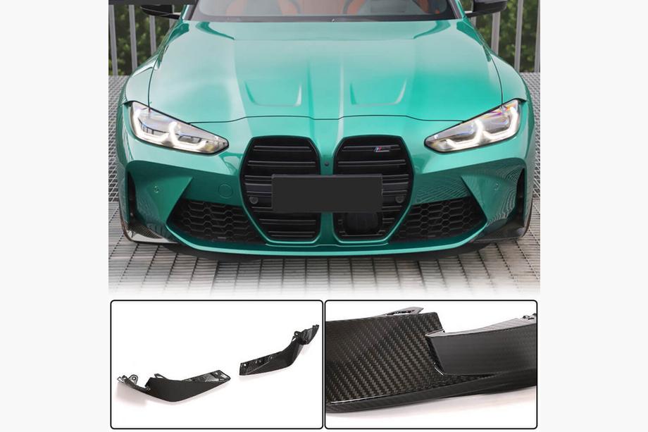 BMW 4 Series G22/23/26 2020- Nakładki Flap na Zderzak Przedni (do G82/G83, Carbon) Image
