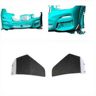 Nakładki na przedni zderzak Flap (do oryginalnego M-Sport 2018-2021, Carbon) zdjęcia 2