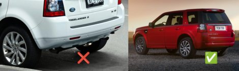 Land Rover Freelander II 2006–2014 Oryginalne chlapacze Premium (do Sport Edition, 4 szt.) zdjęcia 3