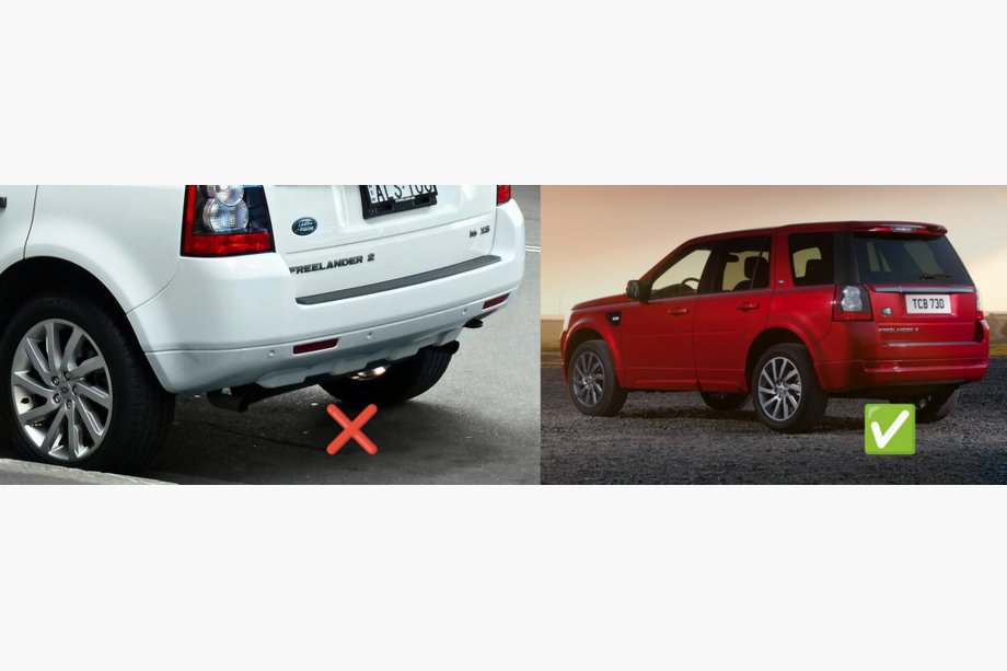 Land Rover Freelander II 2006–2014 Oryginalne chlapacze Premium (do Sport Edition, 4 szt.) Zdjęcia 3