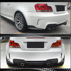 BMW 1 Series E81/E82/E87/E88 2004-2011 Nakładki Flap na tylny zderzak (do E82 1M, Carbon) zdjęcia 4