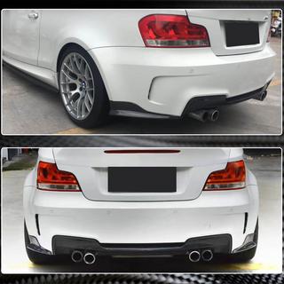 Nakładki Flap na tylny zderzak (do E82 1M, Carbon) BMW 1 Series E81/E82/E87/E88 2004-2011 zdjęcia 4