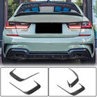 BMW 3 Series G20/G21 2018- Nakładki Flap na tylny zderzak (do M-Sport 2018-2022, Carbon) zdjęcia 2
