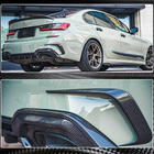 BMW 3 Series G20/G21 2018- Nakładki Flap na tylny zderzak (do M-Sport 2018-2022, Carbon) zdjęcia 5