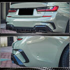 BMW 3 Series G20/G21 2018- Nakładki Flap na tylny zderzak (do M-Sport 2018-2022, Carbon) zdjęcia 6