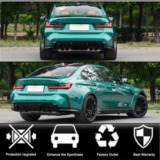 Nakładka na tylny zderzak Flap V1 (do G80, Carbon) BMW 3 Series G20/G21 2018- zdjęcia 2