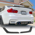 BMW 4 Series F32/F33/F36 2012-2020 Nakładki na tylny zderzak Flap V2 (do F82/F83, Carbon) zdjęcia 1