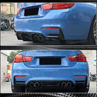 BMW 3 Series F30/F31 2012-2019 Nakładka na tylny zderzak Flap FRP V2 (do F80) zdjęcia 4