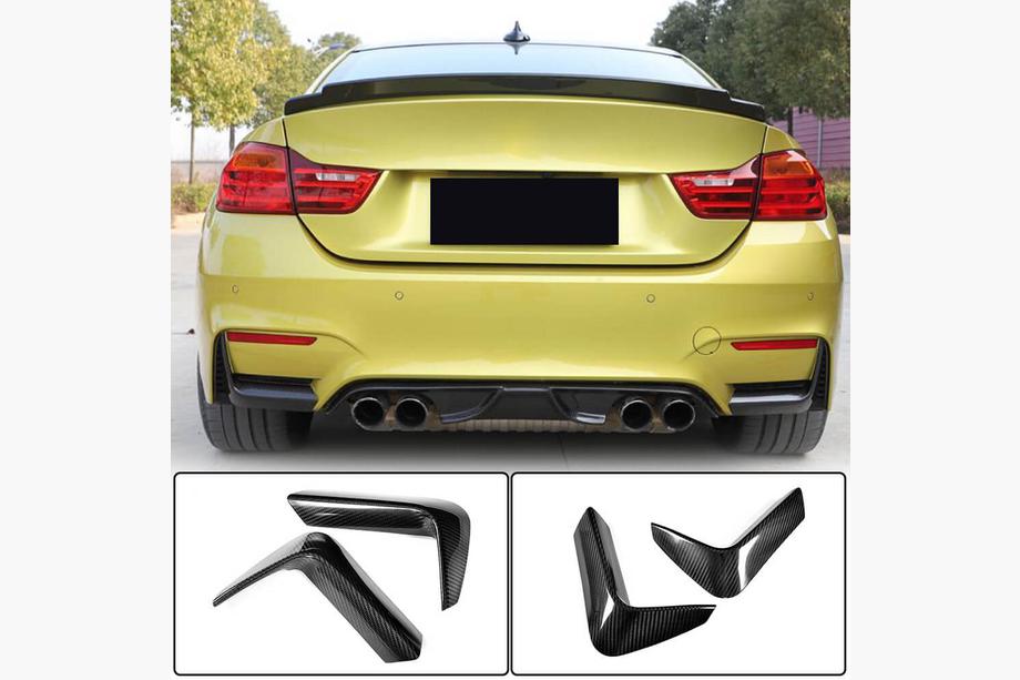 BMW 3 Series F30/F31 2012-2019 Nakładka na tylny zderzak Flap FRP V2 (do F80) Image
