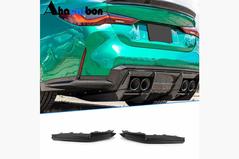BMW 4 Series G22/23/26 2020- Nakładka na tylny zderzak Flap V3 (do G82/G83) Image