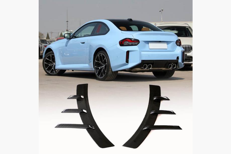 BMW 2 Series G42 2021- Dyfuzor tylnego zderzaka Carbon Fiber V4 (do G87) Image
