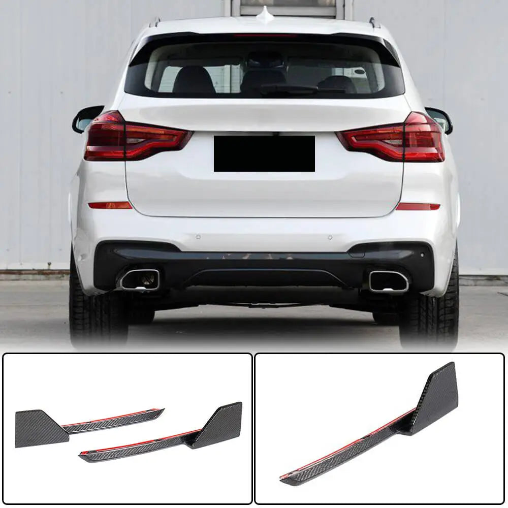 Nakładki Flap na tylny zderzak (do oryginalnego M-Sport 2018-2021, Carbon) zdjęcia 1