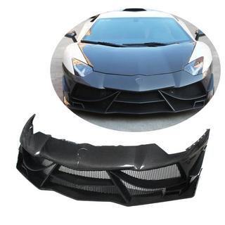Nakładki na przedni zderzak Lip z karbonu Lamborghini Aventador 2011-2022 zdjęcia 1