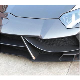Nakładki na przedni zderzak Lip z karbonu Lamborghini Aventador 2011-2022 zdjęcia 3