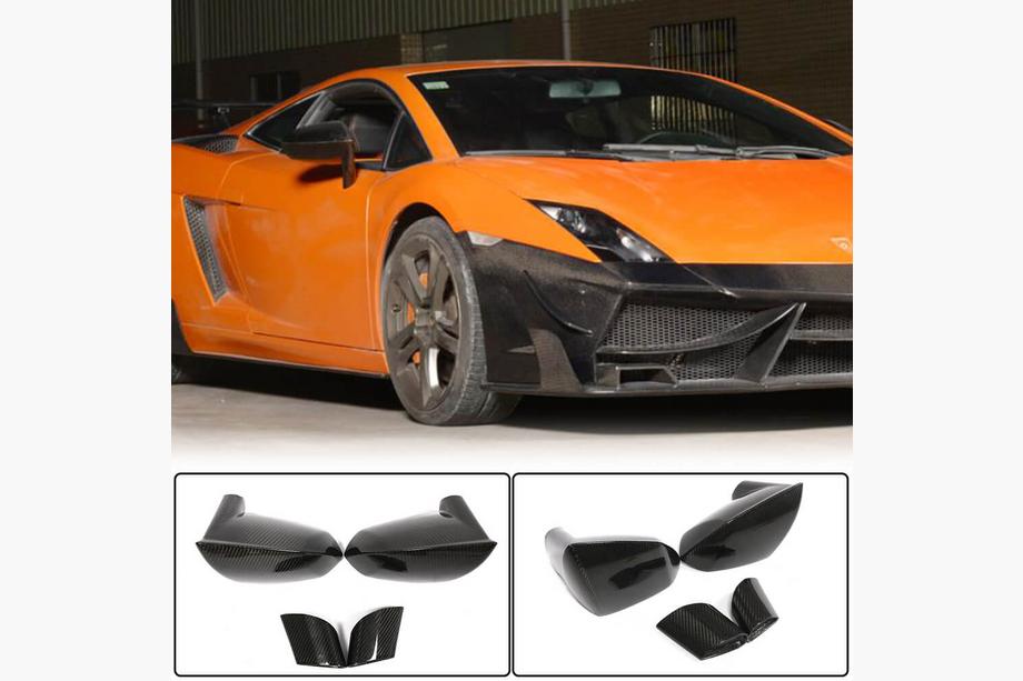 Lamborghini Gallardo 2003-2013 Nakładki na Lusterka z Włókna Węglowego Image