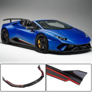 Nakładka na przedni zderzak Lip V2 (Carbon) Lamborghini Huracan 2014- zdjęcia 1