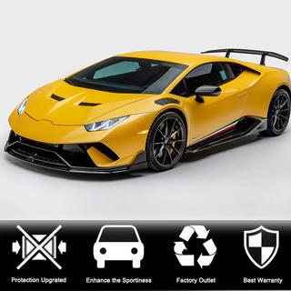 Nakładka na przedni zderzak Lip V2 (Carbon) Lamborghini Huracan 2014- zdjęcia 3