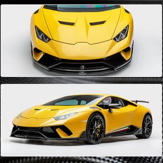 Nakładka na przedni zderzak Lip V2 (Carbon) Lamborghini Huracan 2014- zdjęcia 4