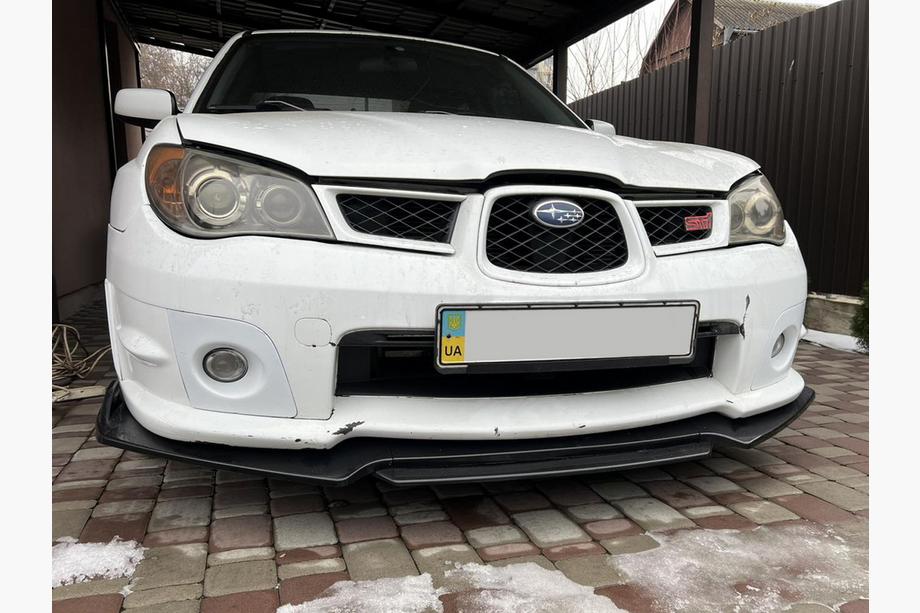 Subaru Impreza 2000-2007 Przedni splitter Niken Black (ABS) Zdjęcia 1