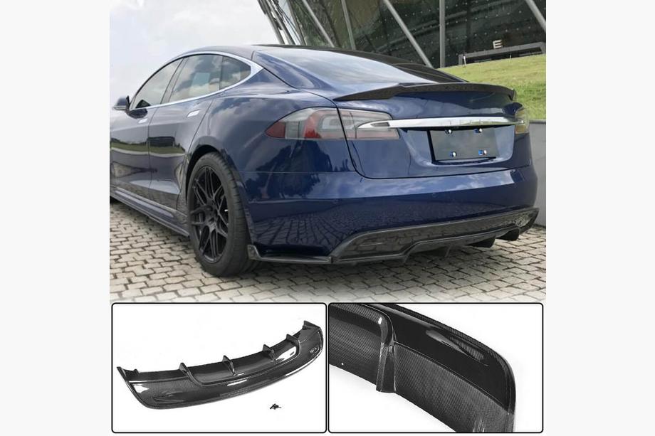Tesla Model S 2012– Dyfuzor Tylny V1 (2016-2021, Carbon) Image
