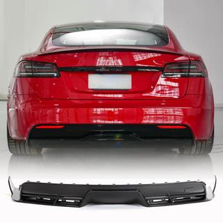Dyfuzor tylnego zderzaka (2021+, Carbon) Tesla Model S 2012– zdjęcia 1