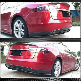 Dyfuzor Tylny V2 (2012-2016, Carbon) Tesla Model S 2012– zdjęcia 4