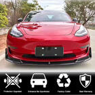 Tesla Model 3 2017- Nakładka na Przedni Zderzak Lip V1 (2017-2023, Carbon) zdjęcia 2